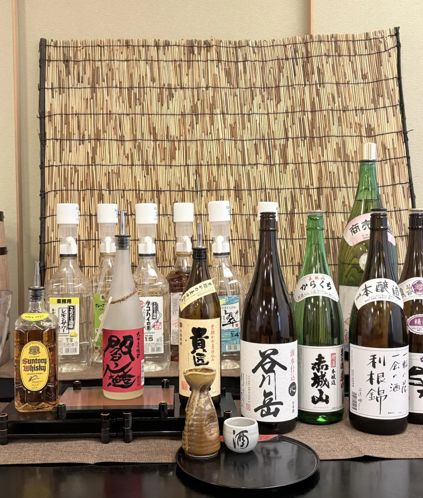 様々なお酒が充実